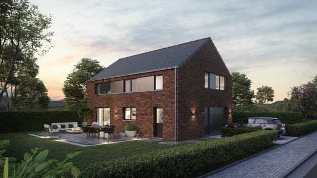 Construction maison clé sur porte